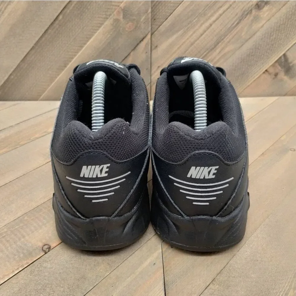 Nike View 3 Walking Shoes Womens Size 10 Triple Black Athletic Sneakers Walking_4